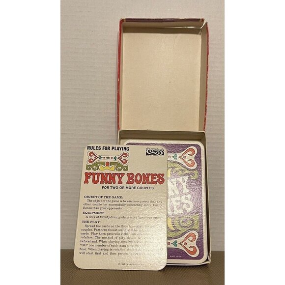 Vintage Funny Bones Card Game Parker Brothers 1968 Complete! - Picture 5 of 8